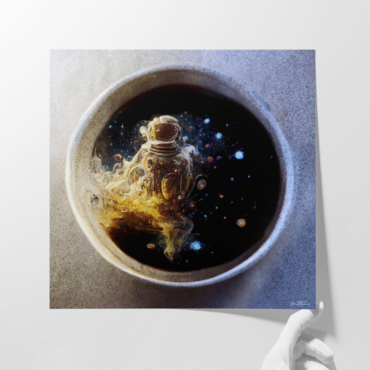 Astro Cruise 32 - Cup of Coffee - Canvas Print Wall Art