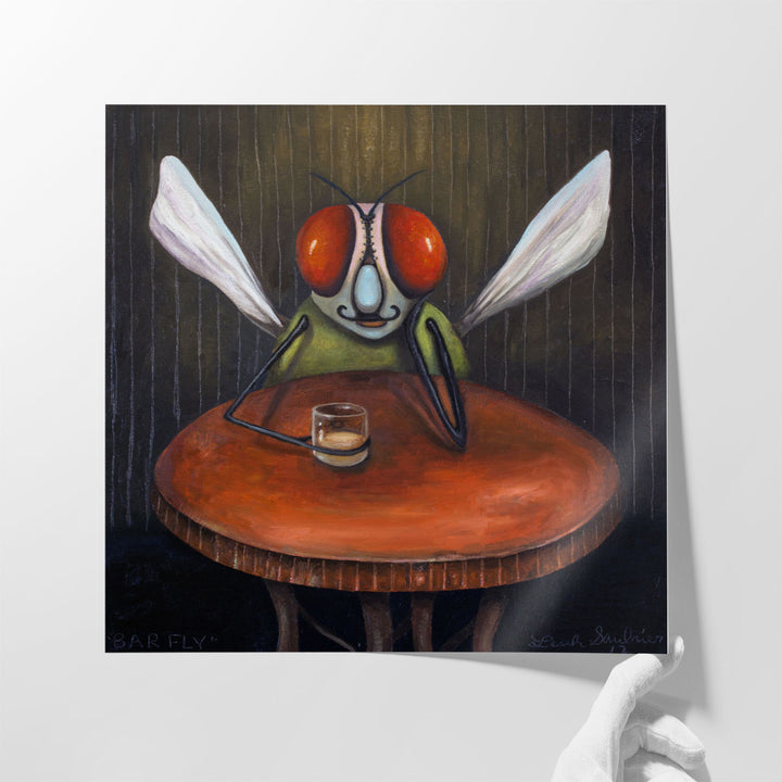 Bar Fly - Canvas Print Wall Art