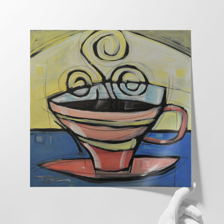 Coffee Cup 4 - Canvas Print Wall Art