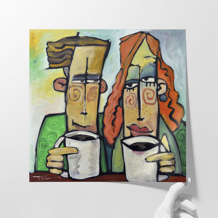Coffee Date - Canvas Print Wall Art