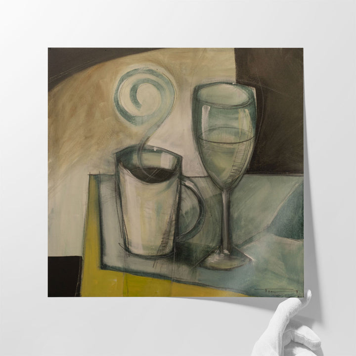 Coffee Wine - Canvas Print Wall Art