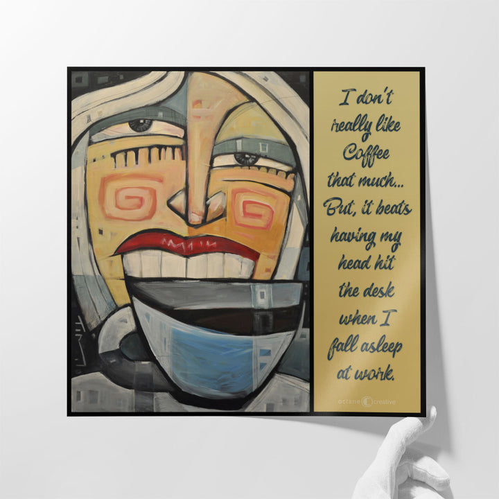 Doesn't Like Coffee - Canvas Print Wall Art