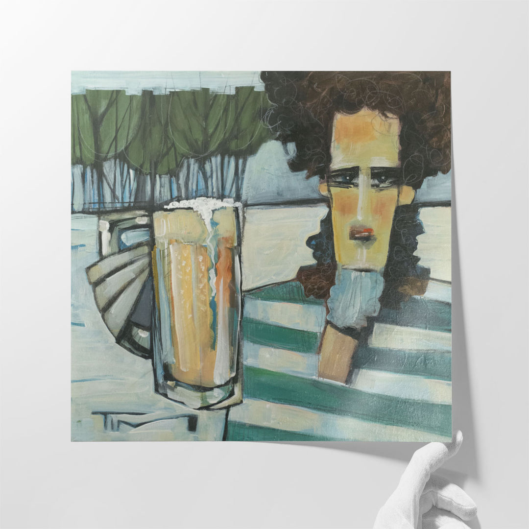 Contemporary kitchen canvas art focal