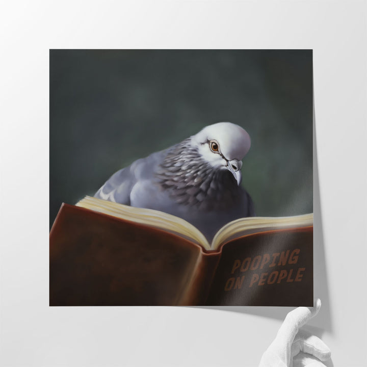 Pooping On People - Canvas Print Wall Art