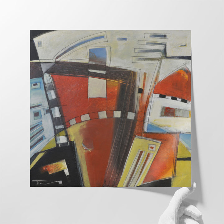 Spontaneous Consumption Of Nacho Cheese Chips - Canvas Print Wall Art
