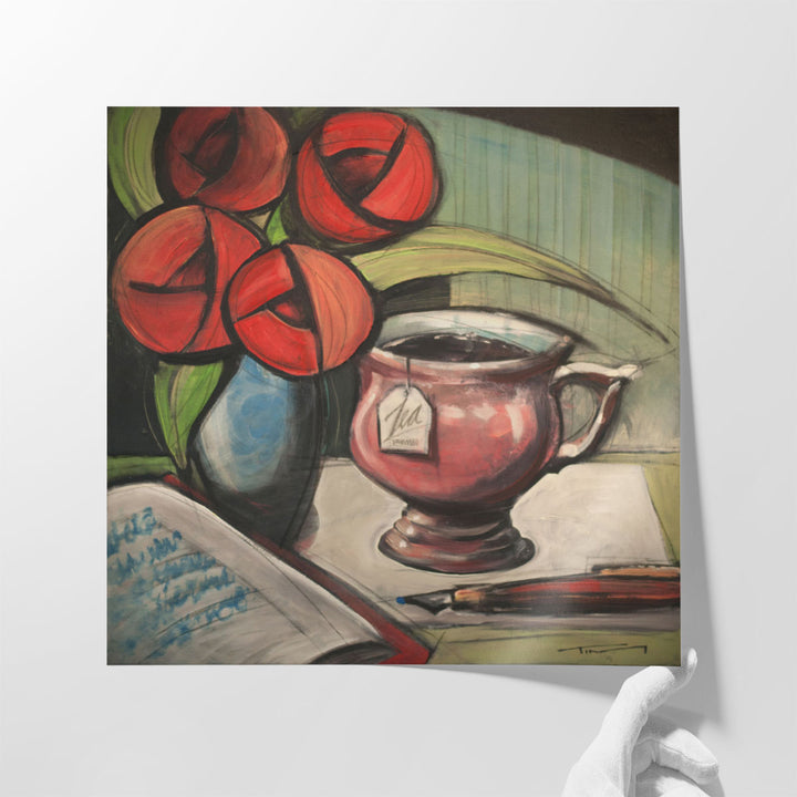 Tearose Journal - Canvas Print Wall Art