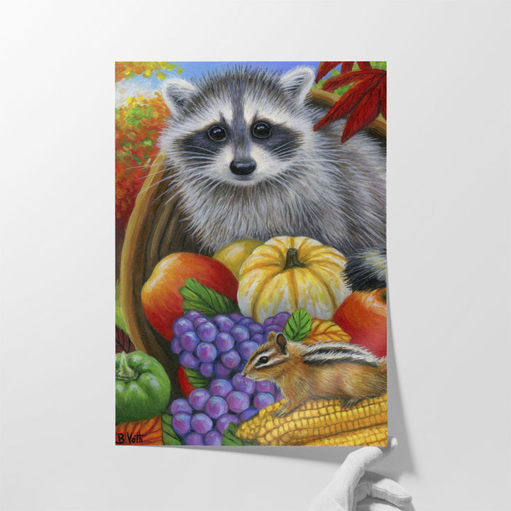 vegetable still life – animal prints