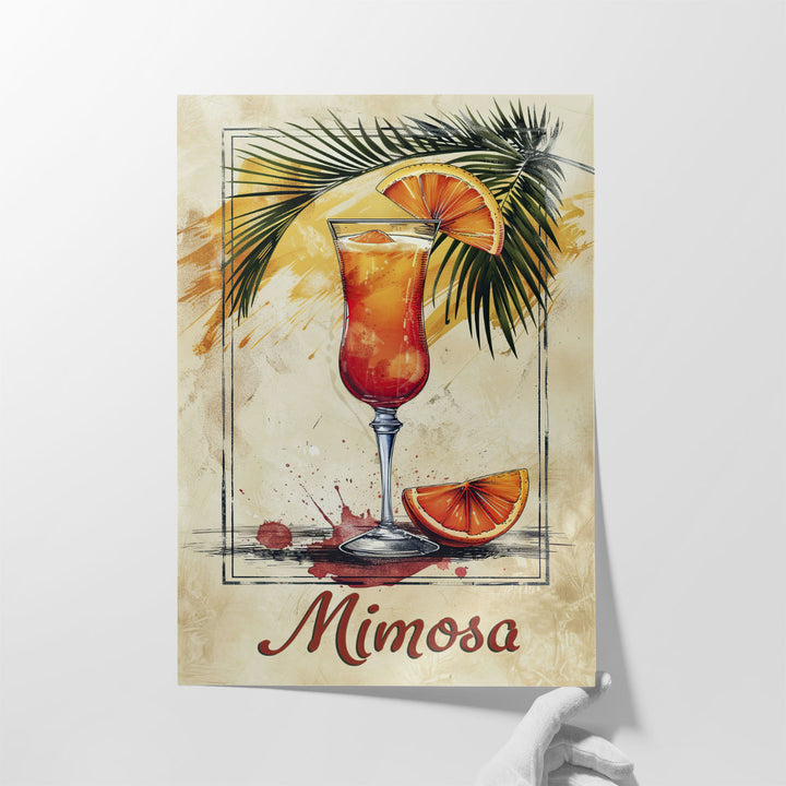 Mimosa Drink - Canvas Print Wall Art