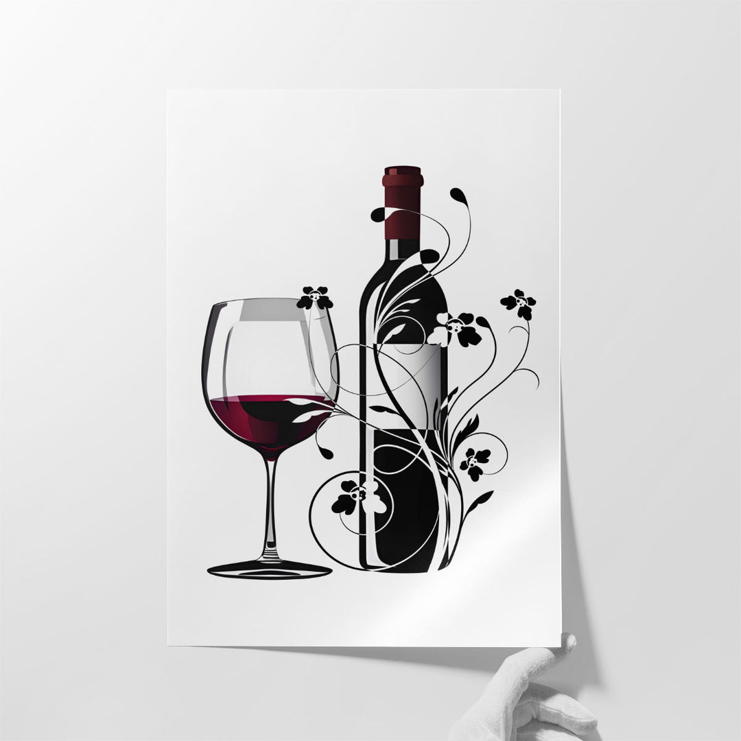 Huge Kitchen Wall Art dramatic wine focal