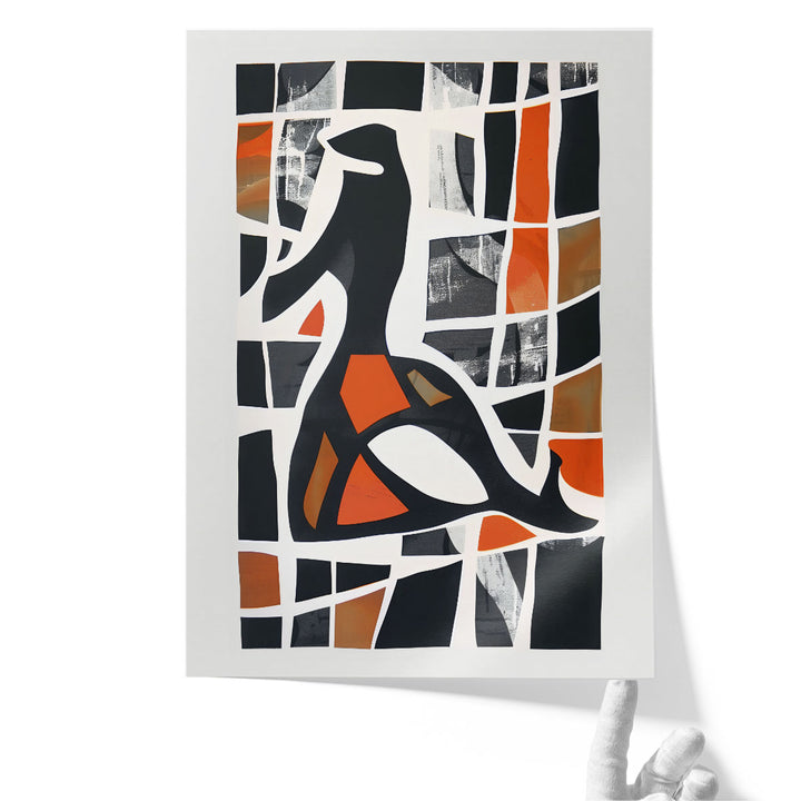 Geometric Aviary - Canvas Print Wall Art