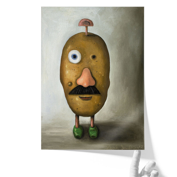 kitchen wall decor – whimsical potato character