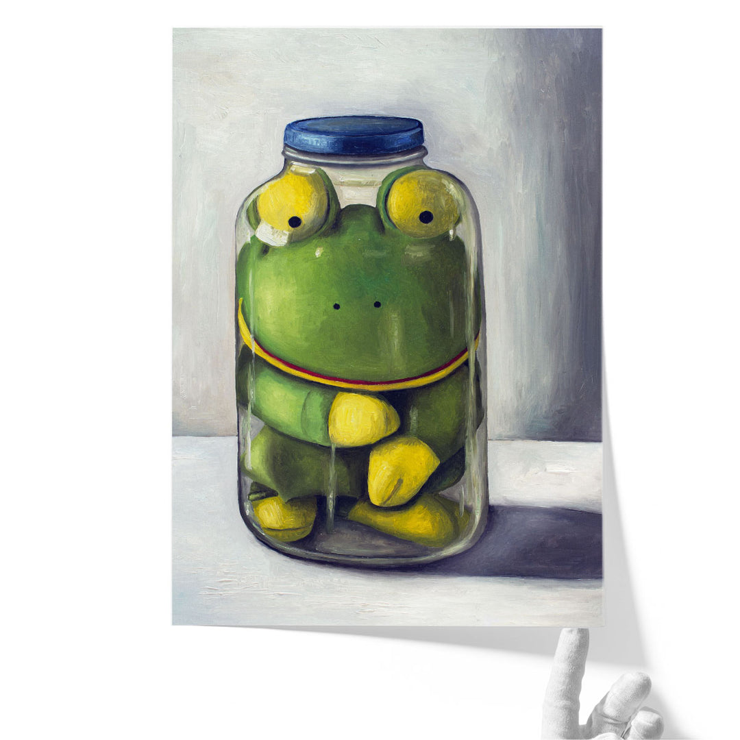 Preserving Childhood Frog - Canvas Print Wall Art