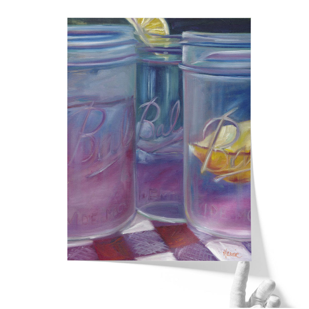 Lemonade Most Refreshing Drink - Canvas Print Wall Art