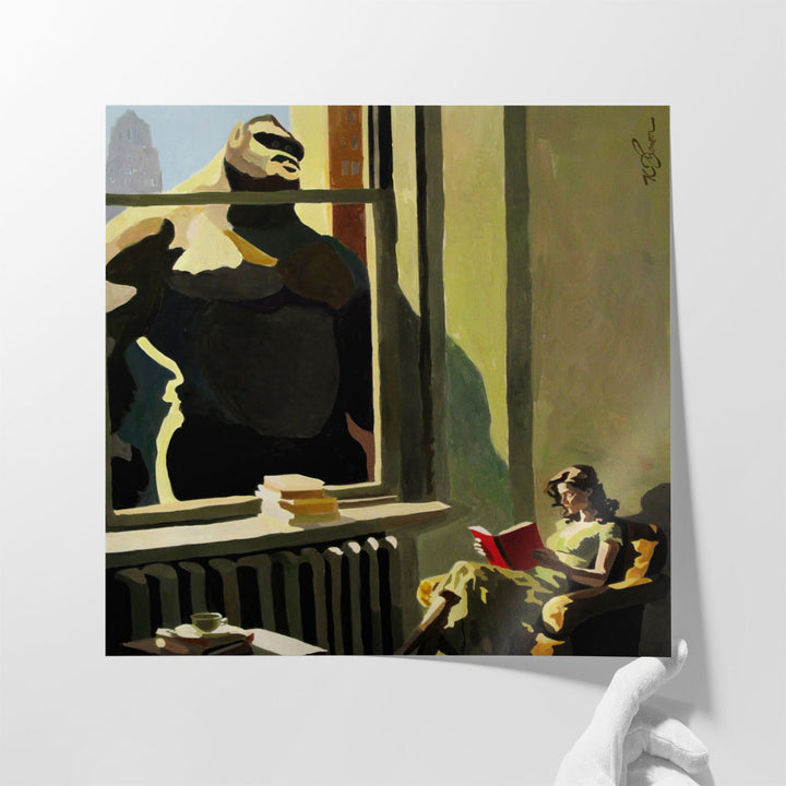 A Good Book - Canvas Print Wall Art
