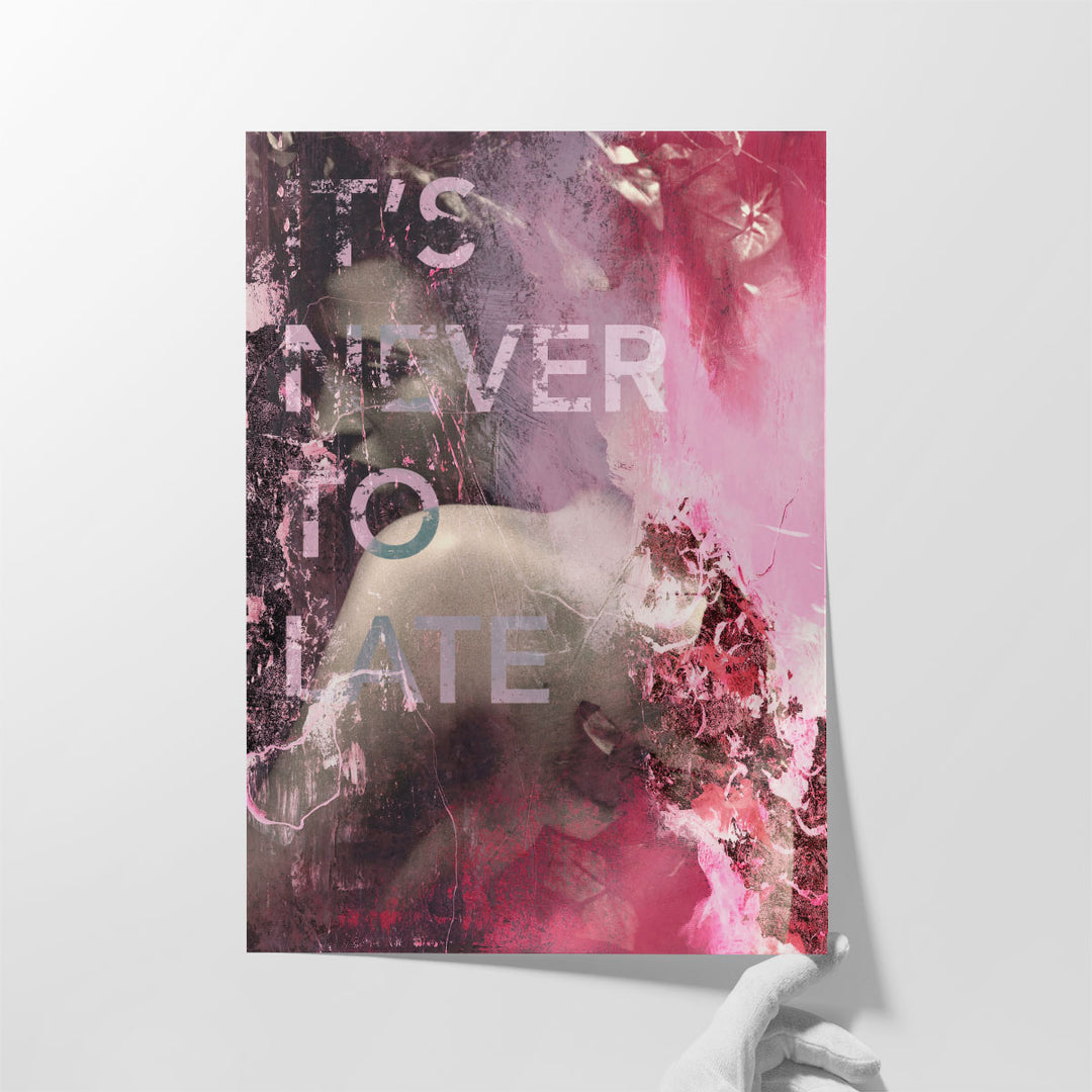 It’s Never Too Late - Canvas Print Wall Art