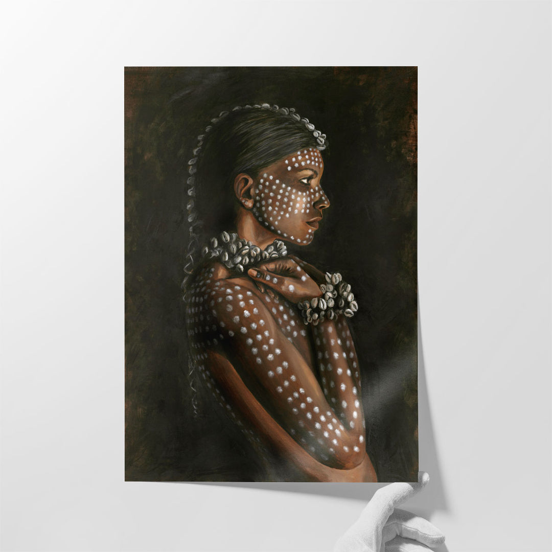 Tribal Woman - Canvas Print Wall Art