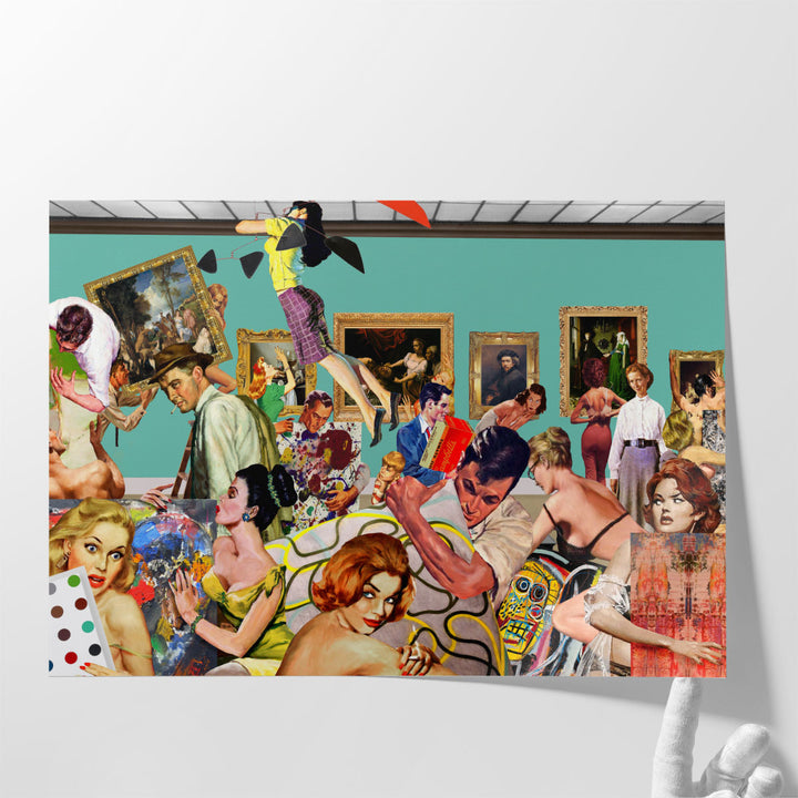 Art Lovers - Canvas Print Wall Art