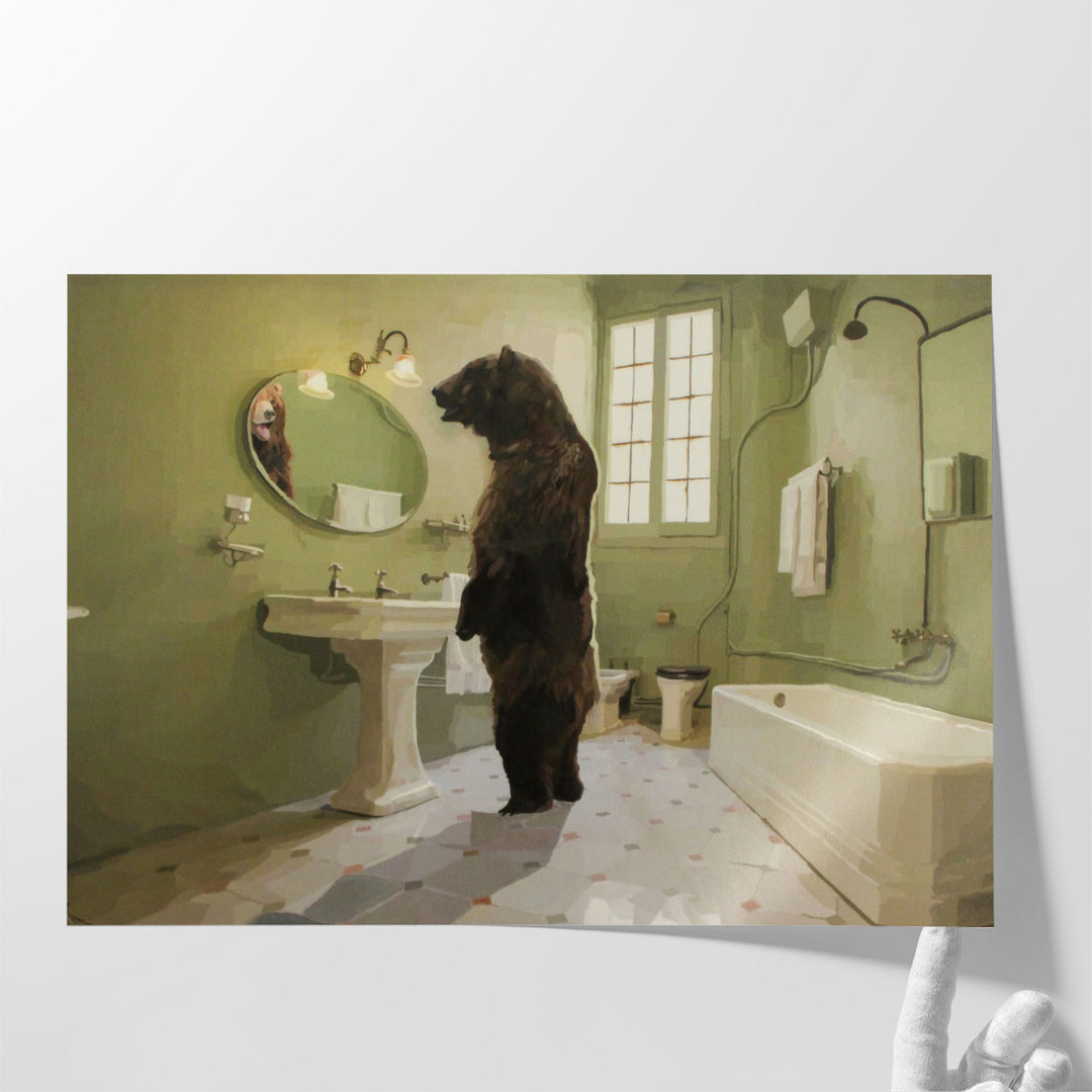 The Houseguest - Canvas Print Wall Art