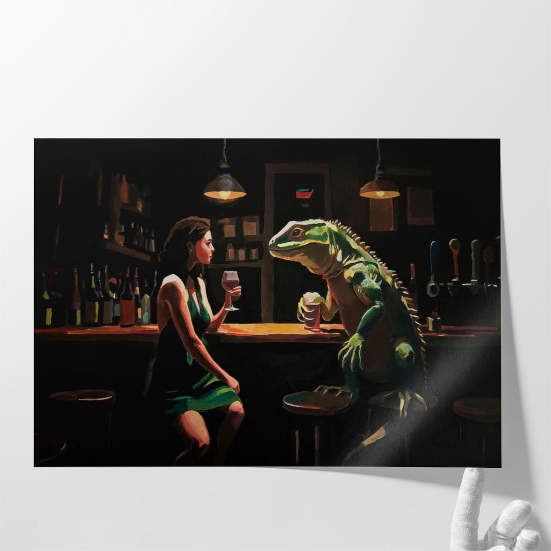 He Was Cuter Online - Canvas Print Wall Art