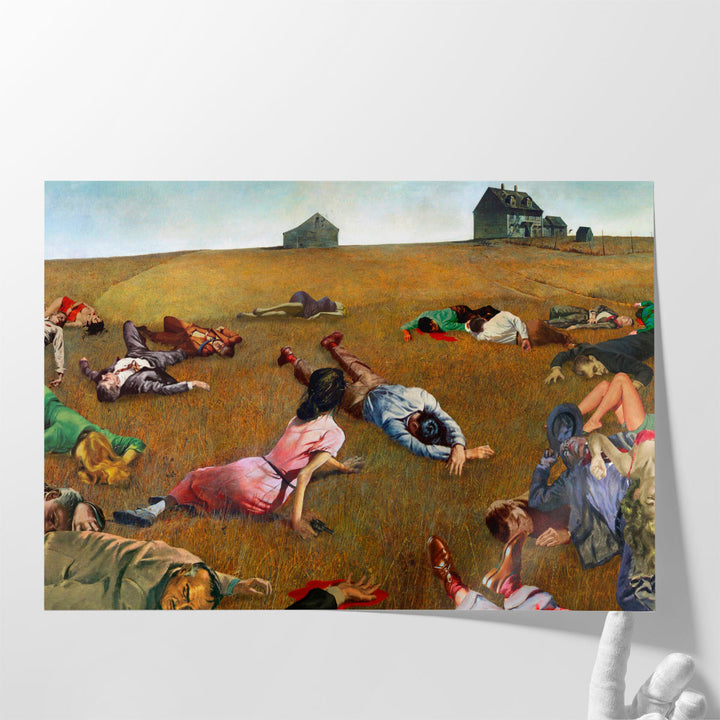 Christina Stands Her Ground - Canvas Print Wall Art