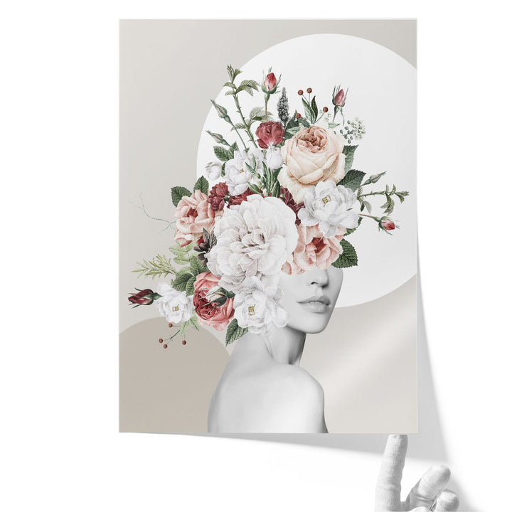 Flower Hat I - Canvas Print Wall Art