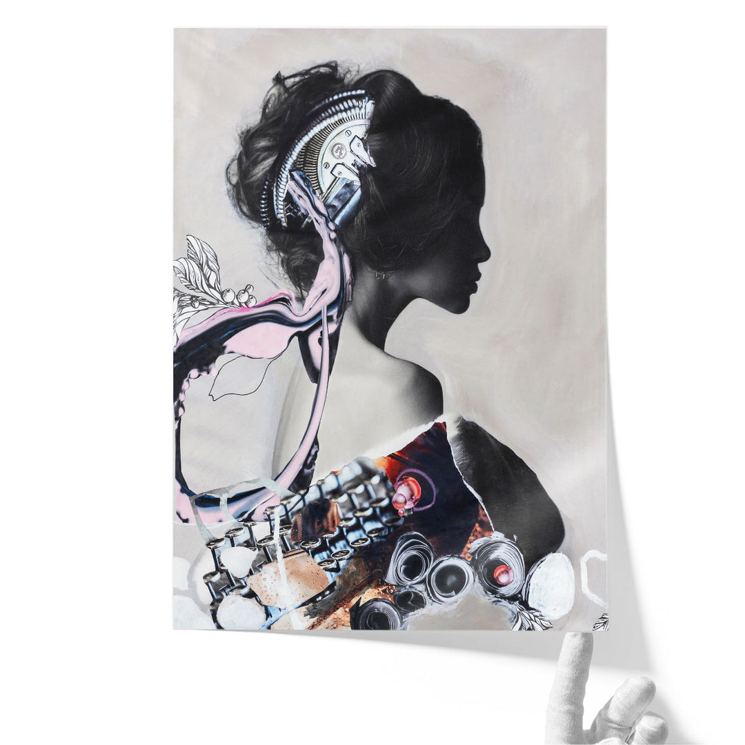 Pink Fluence 1 - Canvas Print Wall Art