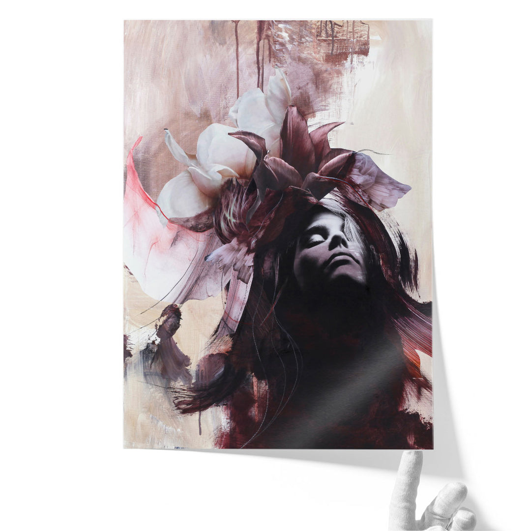 Imperfection Red - Canvas Print Wall Art