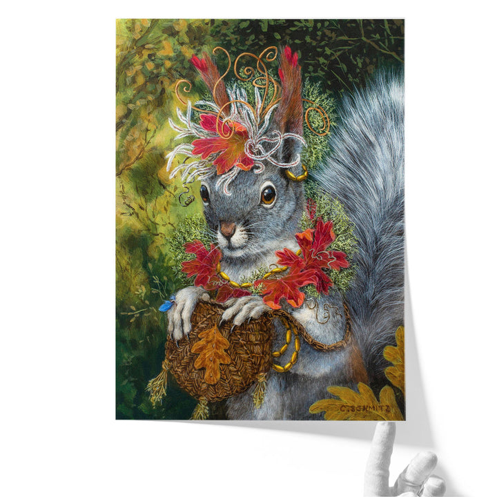 The Squirrelas Dream - Canvas Print Wall Art