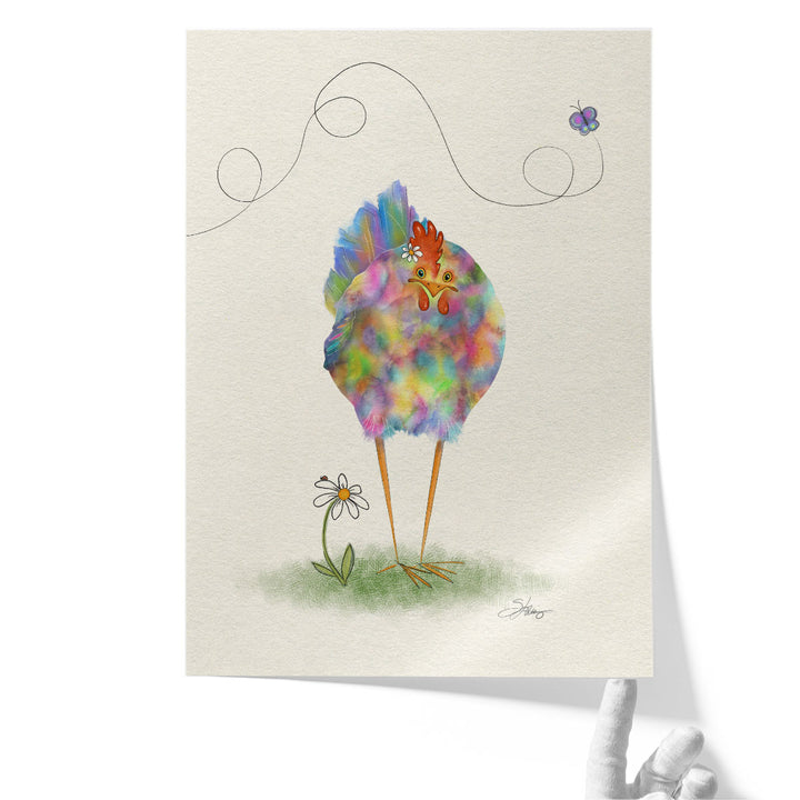 Fantasia Hen - Canvas Print Wall Art