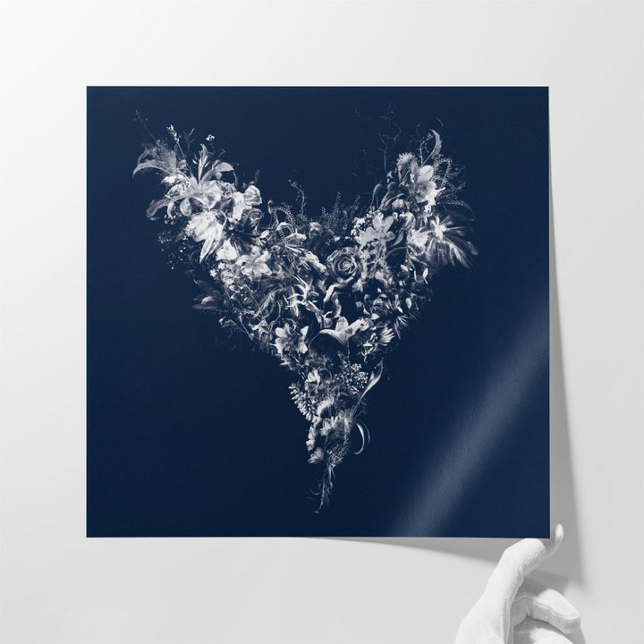 Heart Silhouette - Canvas Print Wall Art
