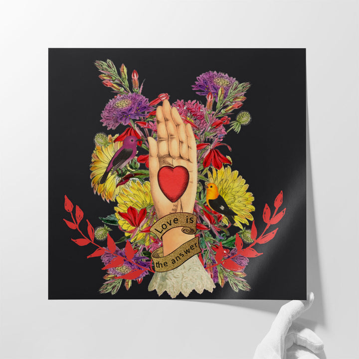 Love Is the Answer - Canvas Print Wall Art