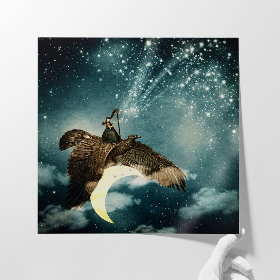 The Night Goddess - Canvas Print Wall Art