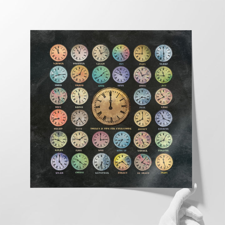 There is a Time for Everything - Canvas Print Wall Art