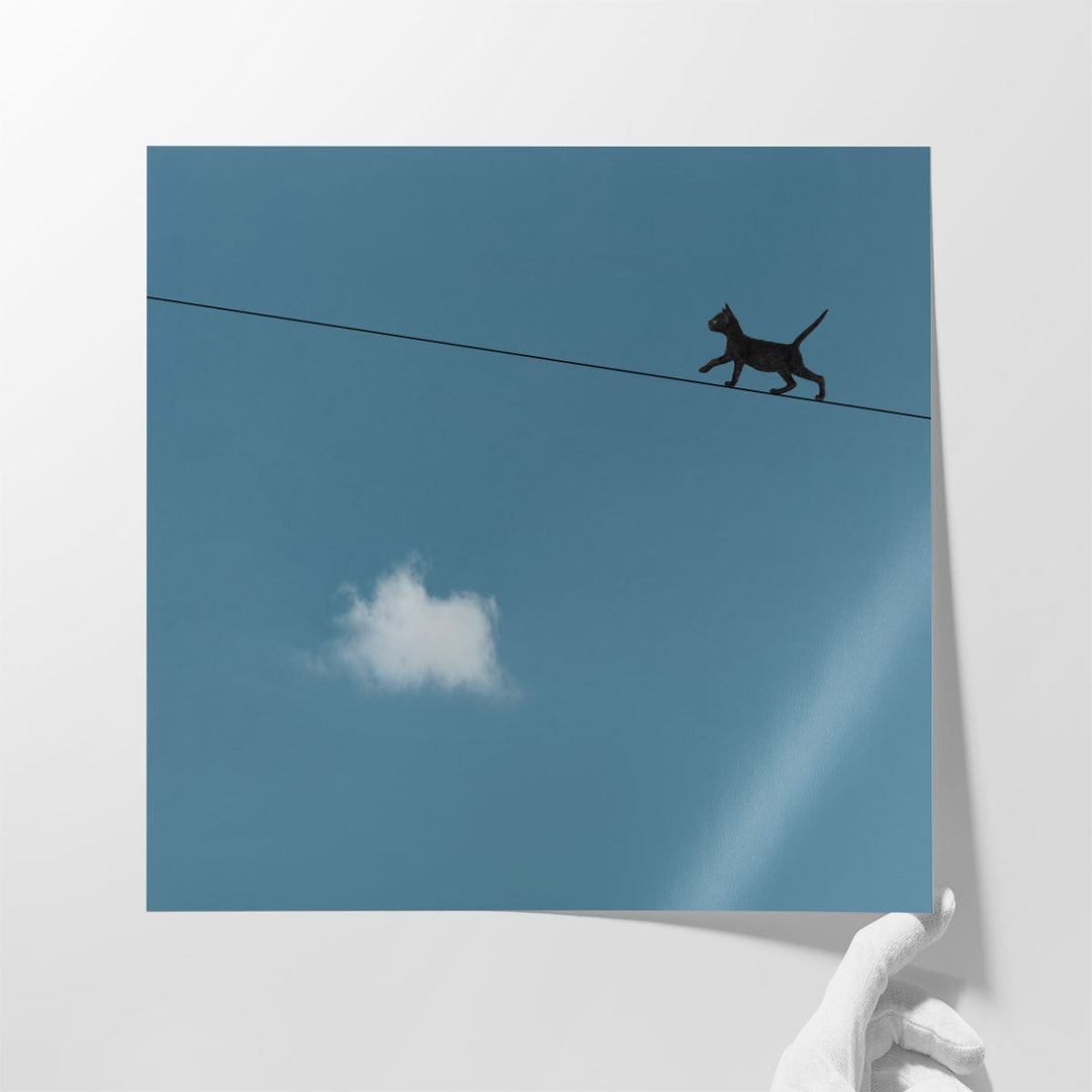 Walk The Line - Canvas Print Wall Art