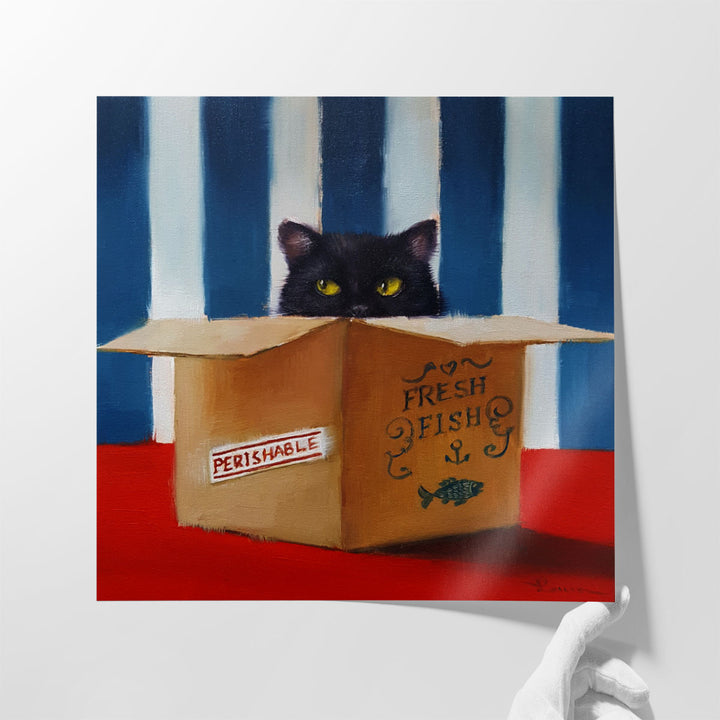 Cat Burglar - Canvas Print Wall Art