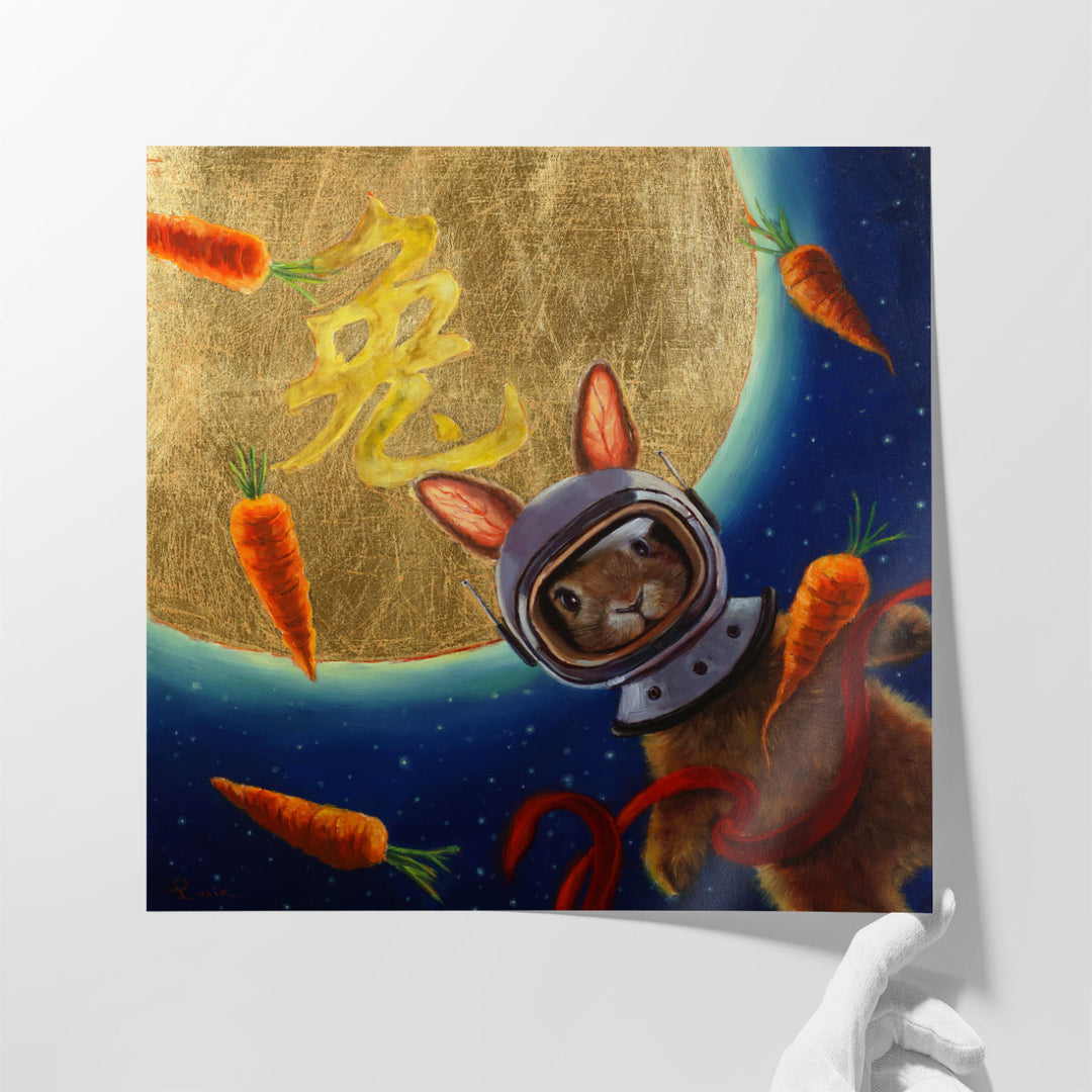 Journey to the Moon - Canvas Print Wall Art