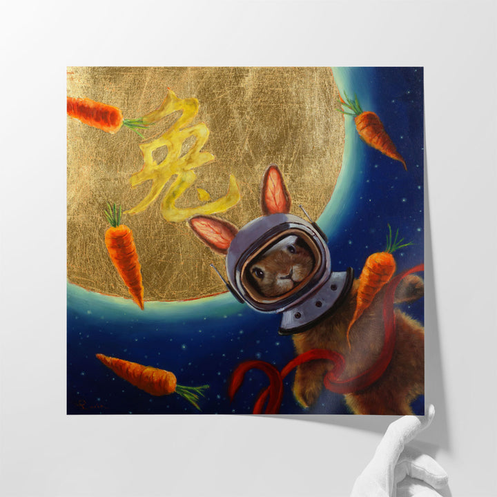 Journey to the Moon - Canvas Print Wall Art