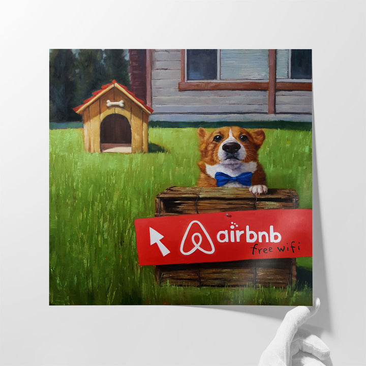 K9 BNB - Canvas Print Wall Art