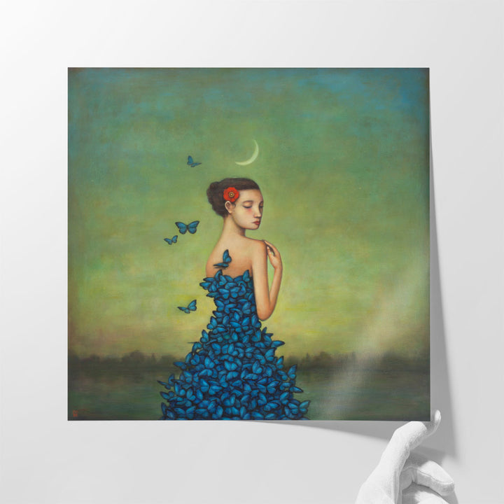 Metamorphosis in Blue- Canvas Print Wall Art