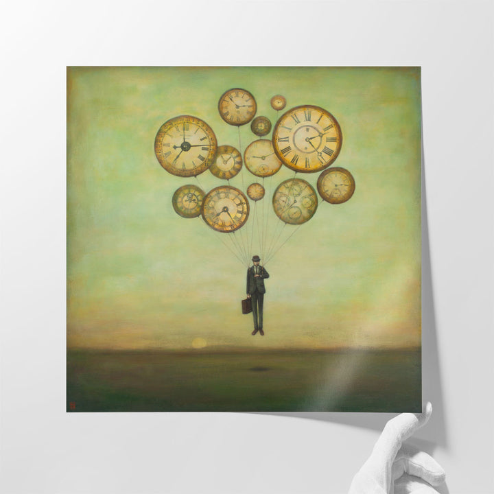 Waiting For Time To Fly - Canvas Print Wall Art