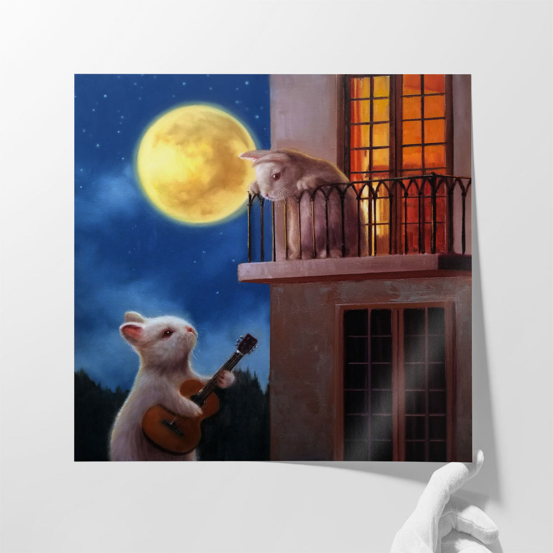 Moonlight Serenade - Canvas Print Wall Art
