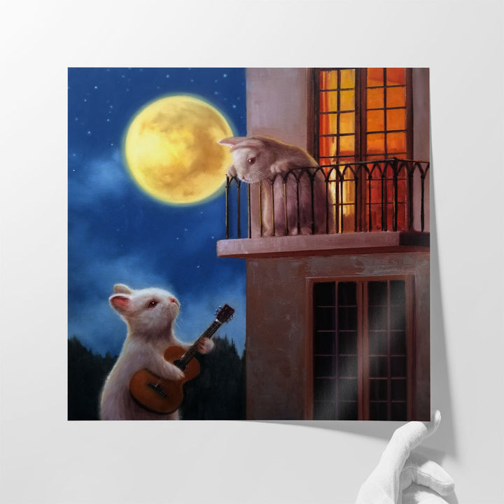 Moonlight Serenade - Canvas Print Wall Art