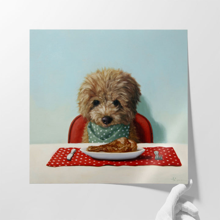 Puppy Chow - Canvas Print Wall Art
