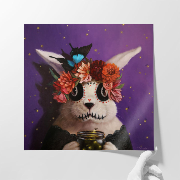 The Firefly Keeper - Canvas Print Wall Art