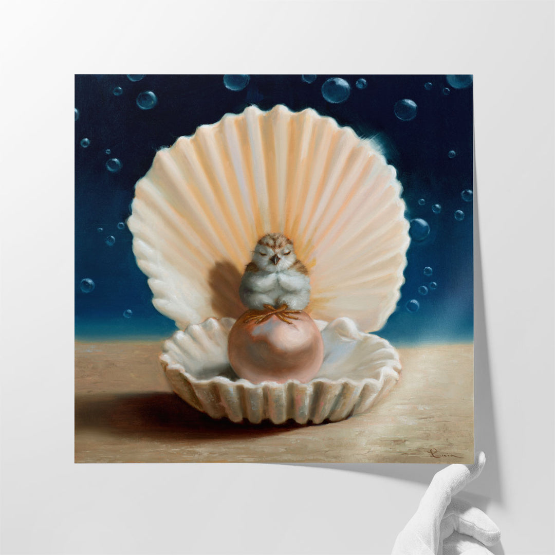 The World Is Your Oyster - Canvas Print Wall Art