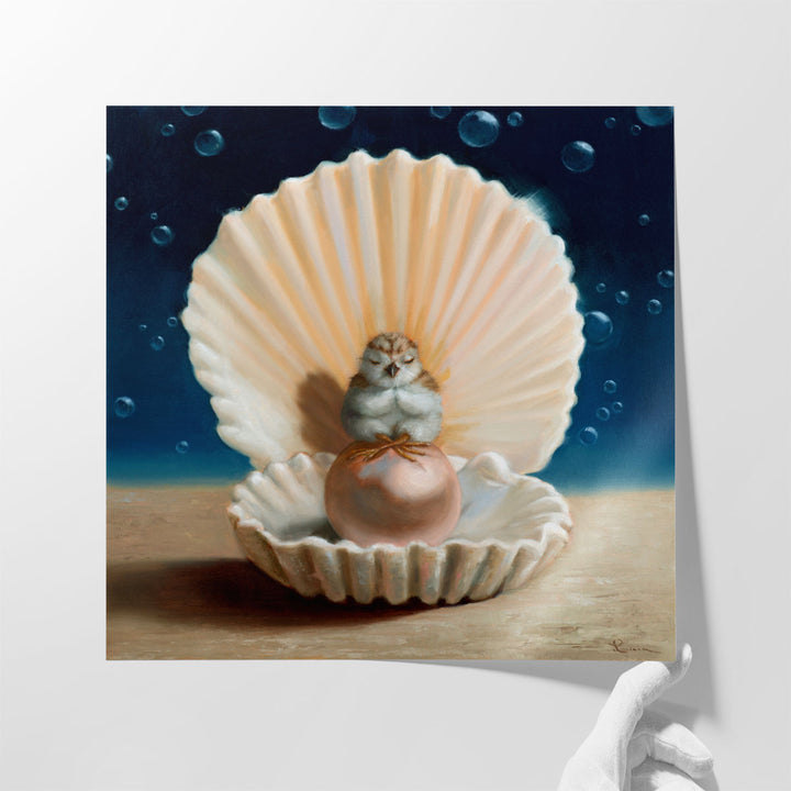 The World Is Your Oyster - Canvas Print Wall Art