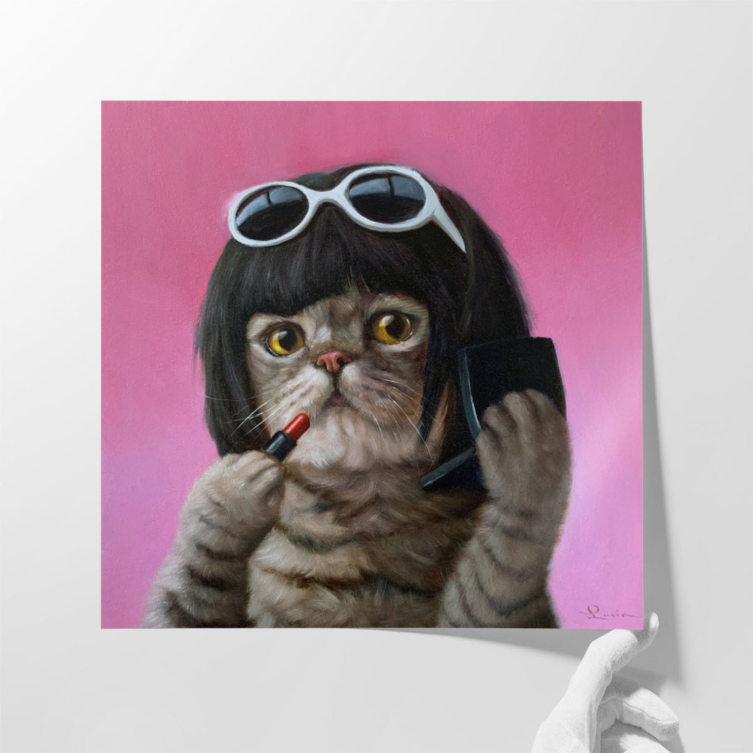 Bob Cat - Canvas Print Wall Art