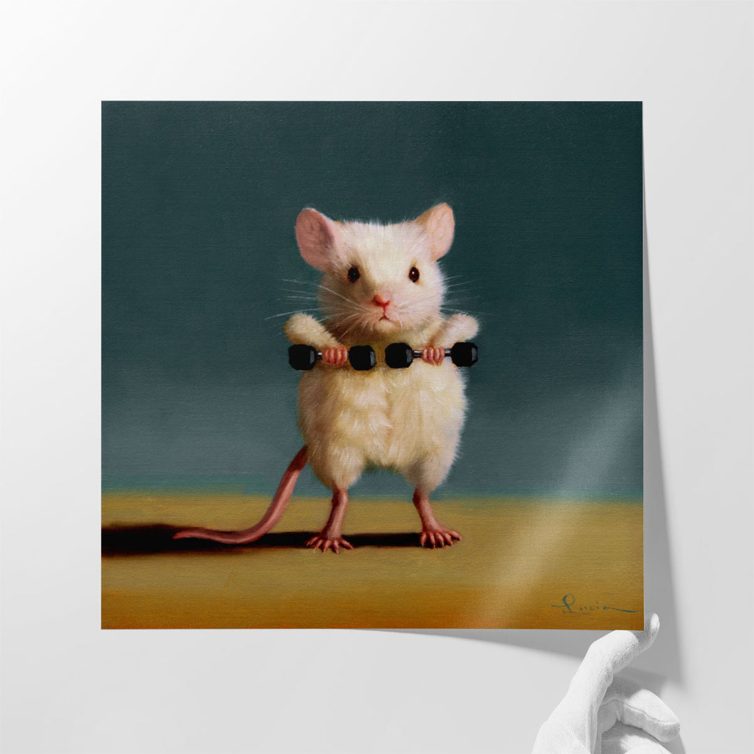 Gym Rat Upright Row - Canvas Print Wall Art