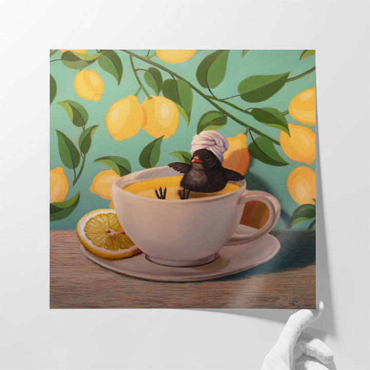 kitchen wall decor – whimsical bird fantasy