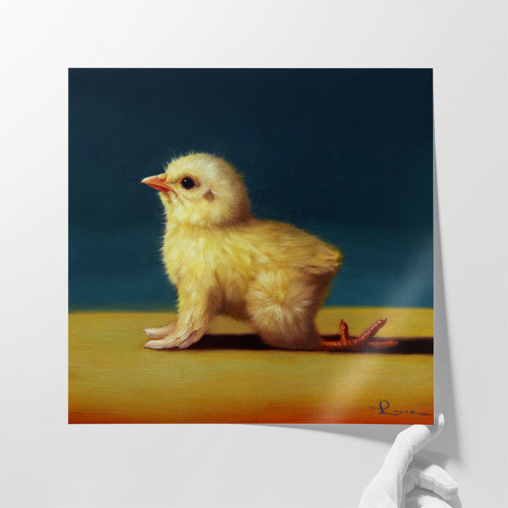 Yoga Chick Cow - Canvas Print Wall Art